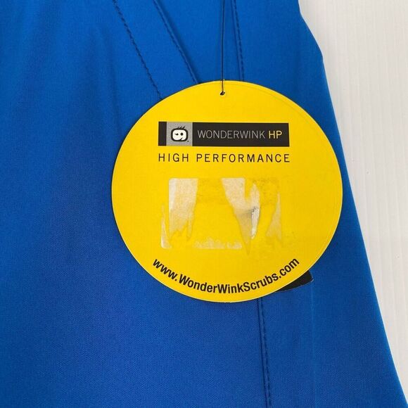 NWT WonderWink Wonderwork 5212 UnisexAdult Drawstring Cargo Scrub Pants Blue XXS - Picture 4 of 16